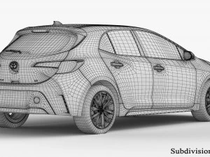 Toyota Corolla Hatchback 2023 3D Model