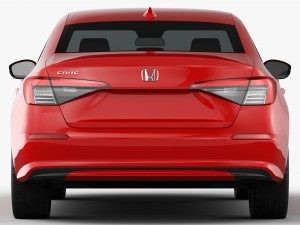 Honda Civic Sedan 2022 Modelo 3D