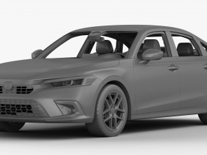 Honda Civic Sedan 2022 Modelo 3D