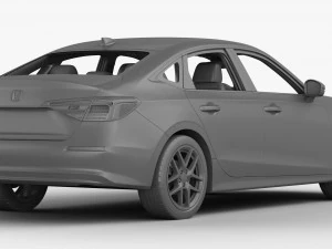 Honda Civic Sedan 2022 3D Model