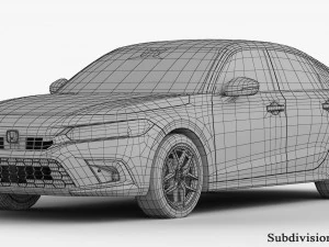 Honda Civic Sedan 2022 3D Model