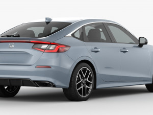 Honda Civic Hatchback 2022 3D Model