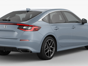 Honda Civic Hatchback 2022 3D Model