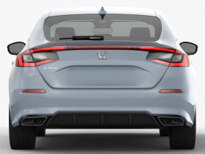 Honda Civic Hatchback 2022 3D Model