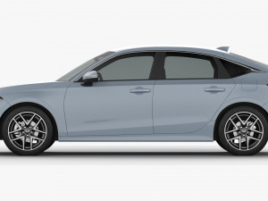 Honda Civic Hatchback 2022 3D Model
