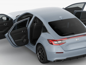 Honda Civic Hatchback 2022 3D Model