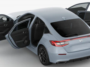 Honda Civic Hatchback 2022 3D Model