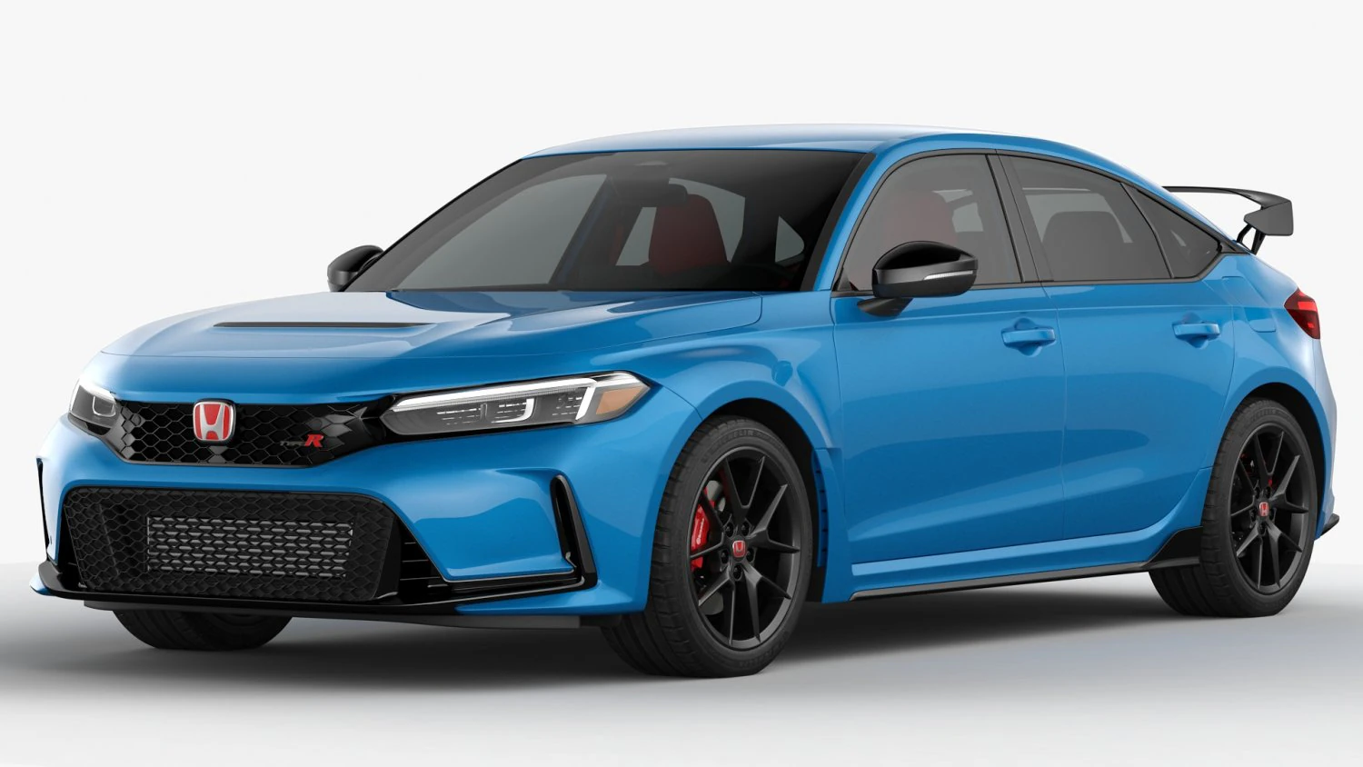Honda Civic Type R 2023 3D Model .c4d .max .obj .3ds .fbx .stl .blend 