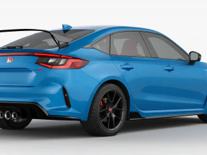 Honda Civic Type R 2023 3D Model