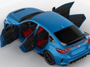 Honda Civic Type R 2023 3D Model