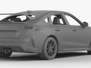 Honda Civic Type R 2023 3D Model