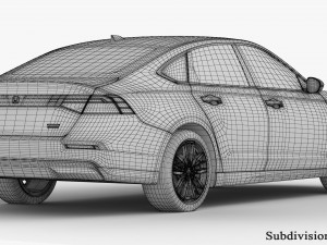 Honda Accord 2023 3D Model
