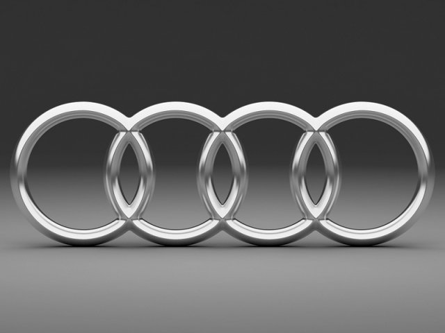 Audi Logo stl file Free Download 