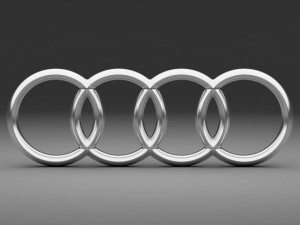 audi logo 3Dモデル