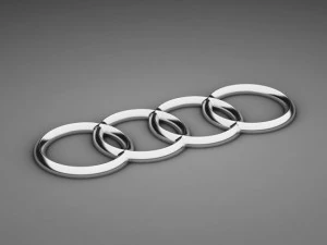 audi logo 3D Model