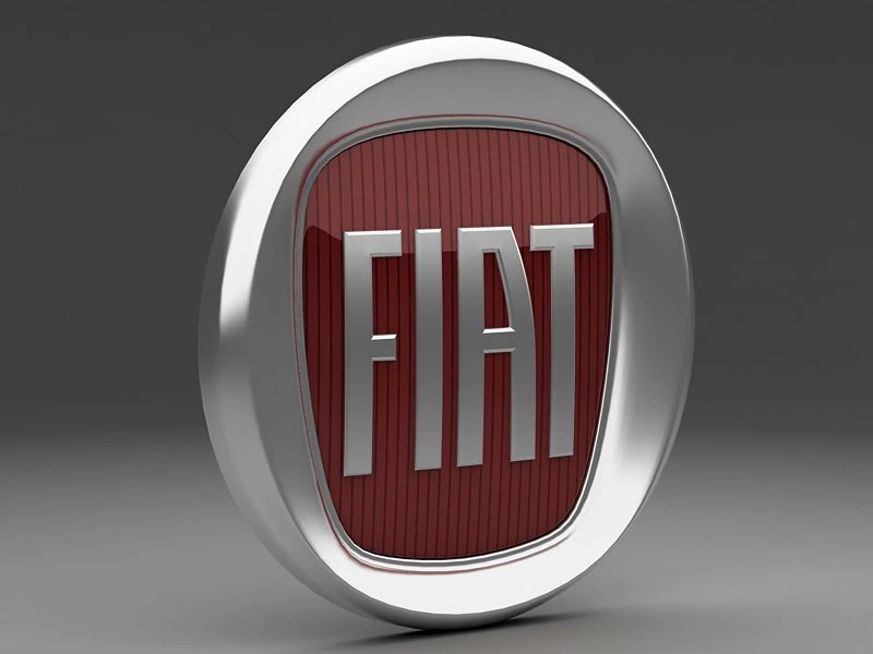 fiat logo 3D Model .c4d .max .obj .3ds .fbx .stl .blend 