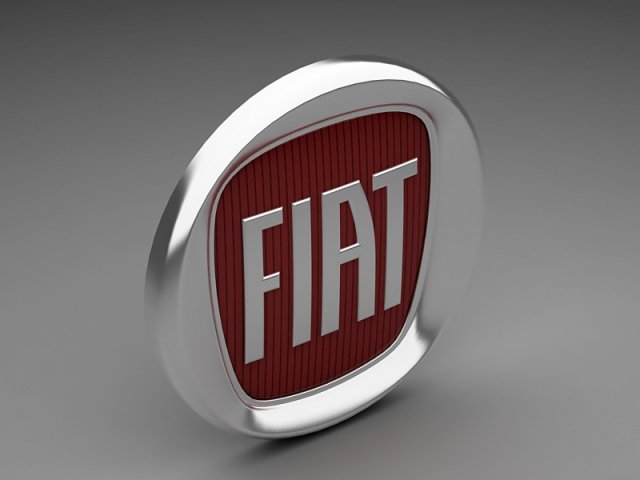 fiat logo 3D Model