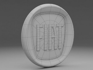fiat logo 3D मॉडल