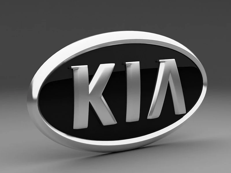 kia logo 3D Model .c4d .max .obj .3ds .fbx .stl .blend 