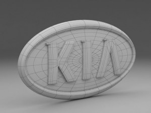 kia logo Modèle 3D