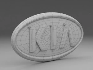 kia logo 3D Model