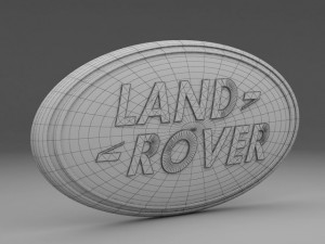land rover logo Modelo 3D