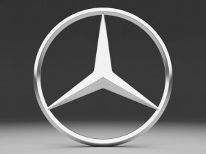 mercedes logo 3D-Modell