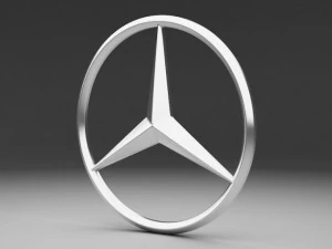 mercedes logo 3D Model