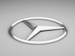 mercedes logo 3D-Modell