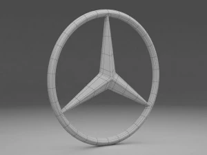 mercedes logo 3D Model