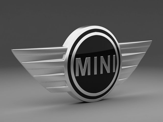 mini cooper logo Modelo 3D .c4d .max .obj .3ds .fbx .stl .blend 