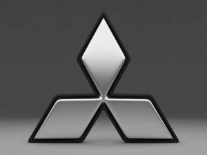 mitsubishi logo 3D Model