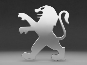 peugeot logo Model 3D