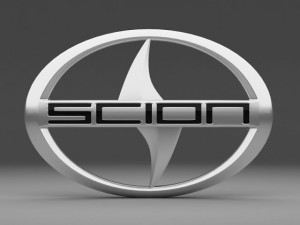 scion logo Model 3D