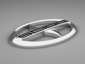 scion logo Model 3D