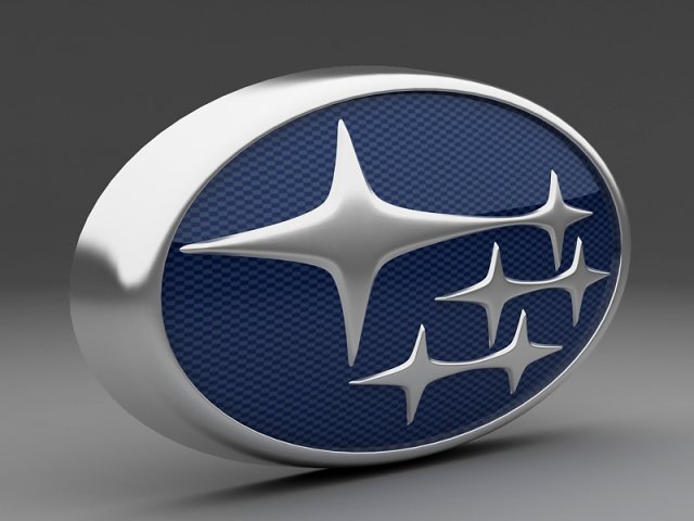 subaru logo 3D  in  3DExport
