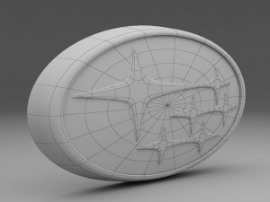 subaru logo 3D मॉडल