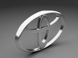 toyota logo Modèle 3D