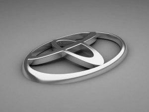 toyota logo Modèle 3D