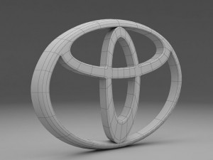 toyota logo Modèle 3D