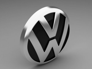 volkswagen logo 3Dモデル