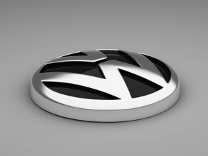 volkswagen logo 3Dモデル