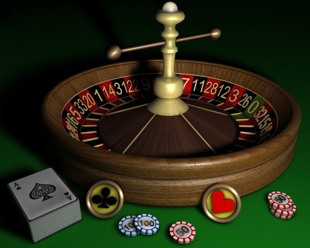 roulette 3D 模型 .c4d .max .obj .3ds .fbx .stl .blend 