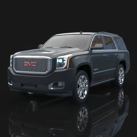 2015 gmc yukon denali 3D Model .c4d .max .obj .3ds .fbx .stl .blend 