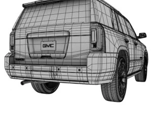 2015 gmc yukon denali 3D Model