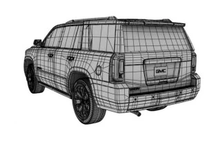 2015 gmc yukon denali 3D Model