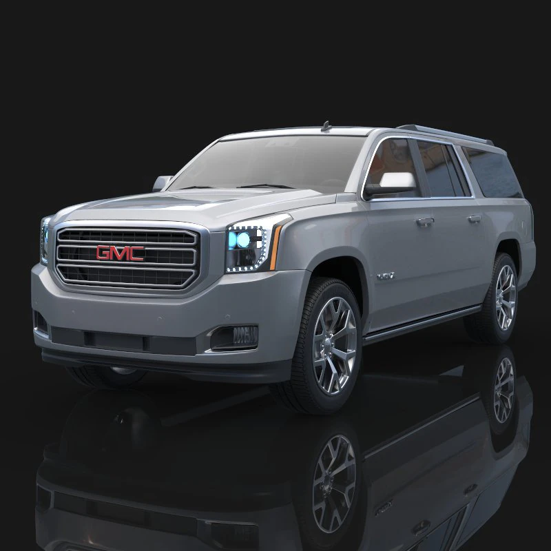 2015 gmc yukon xl 3D Model .c4d .max .obj .3ds .fbx .stl .blend 