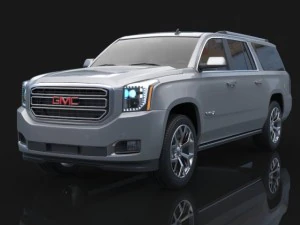 2015 gmc yukon xl Modello 3D
