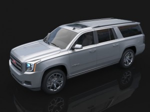 2015 gmc yukon xl 3Dモデル