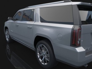 2015 gmc yukon xl 3Dモデル